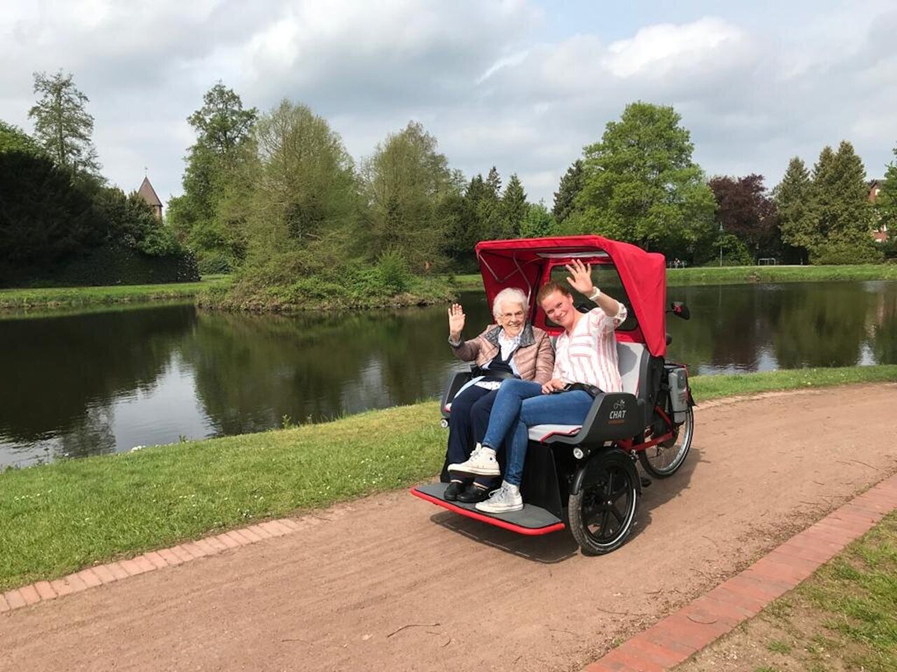 Rikschafahrt durch Lohne Image 1